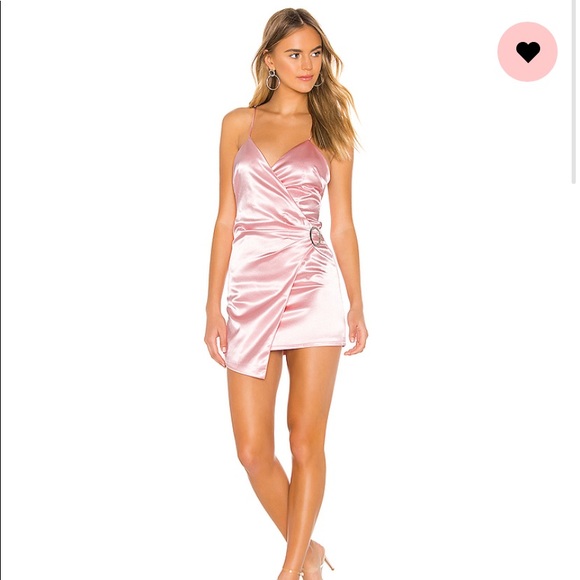 Superdown Pink wrap dress - Picture 1 of 3